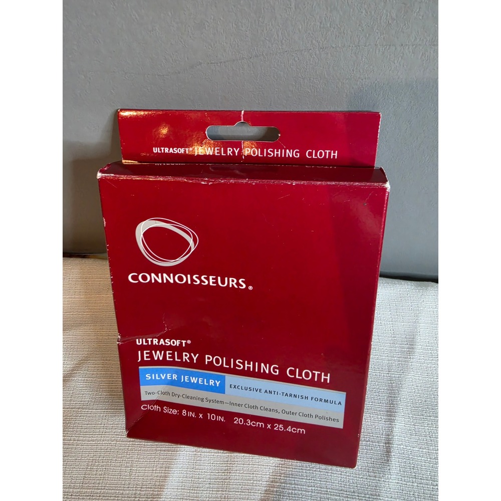 Connoisseurs Ultrasoft Silver Jewelry Polishing Cloth 8x10 Model 1029